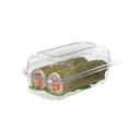 Eco-Products PLA Clear Clamshell Container, 9 x 5 x 3.5 inch -- 240 per case