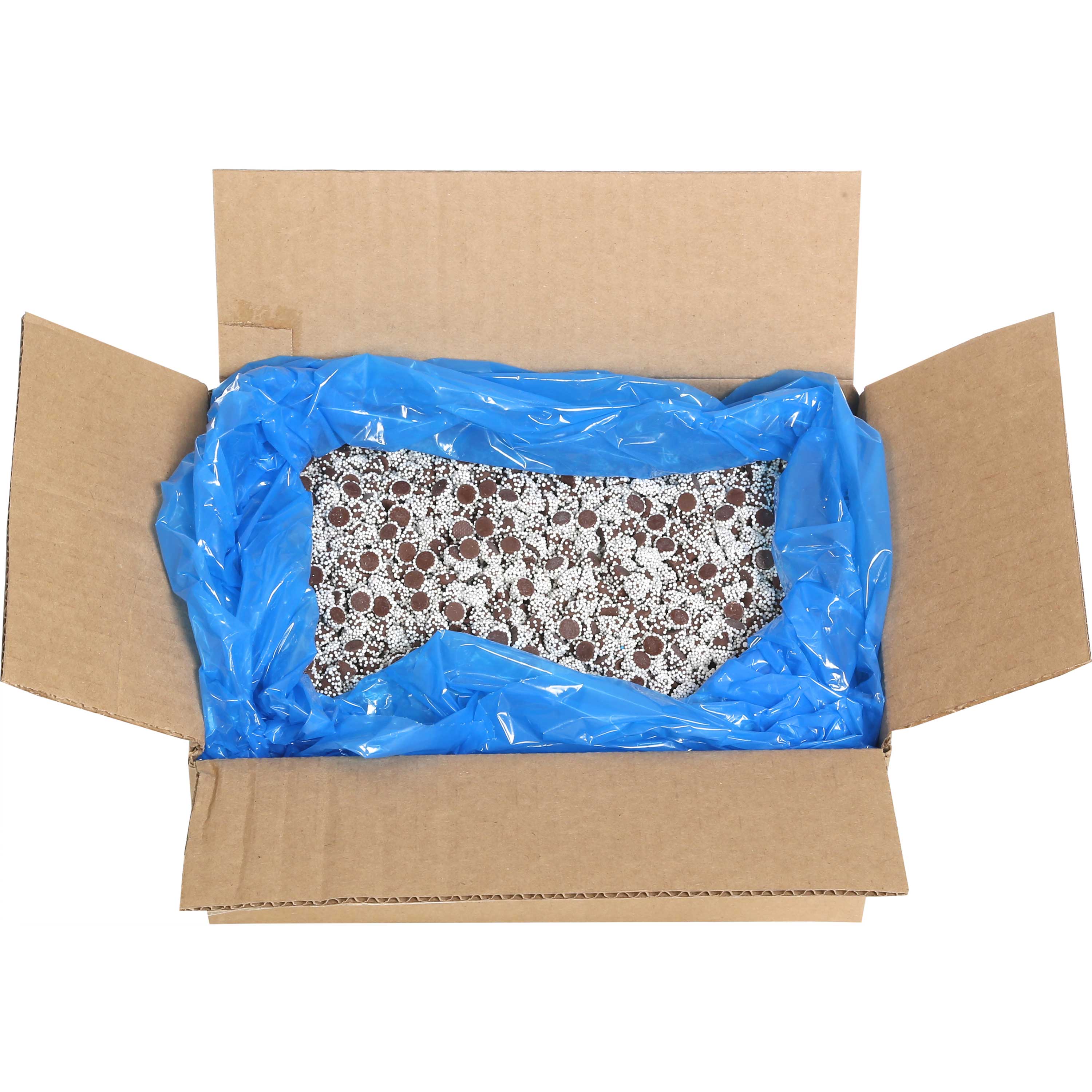 T.R. Toppers Mini White Nonpareil, 10 Pound.