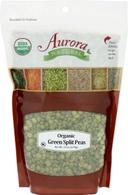 Aurora Natural Organic Green Split Peas, 24 Ounce -- 10 per case