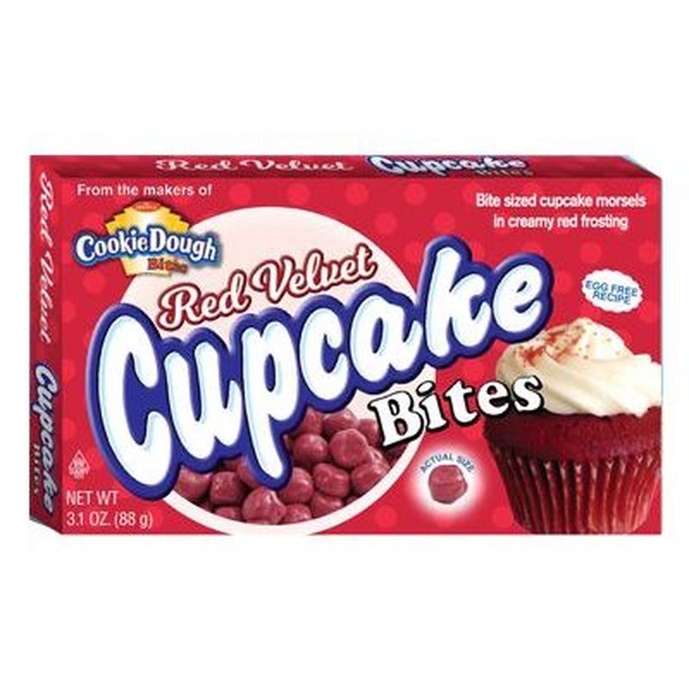 Cookie Dough Bites Red Velvet Bites, 3.1 Ounce - 12 per case