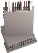 Tablecraft Plastic Knife Rack, 15 x 16 x 3 inch