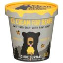 Ice Cream for Bears Chocturnal Triple Chocolate Swirl Ice Cream, 14 Fluid Ounce -- 8 per case