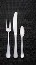 World Tableware Inc Auberge Solid Handle Dinner Knife -- 36 per case.