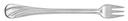 World Tableware Inc International Collection Serenade Stainless Steel Cocktail Fork -- 12 per case.