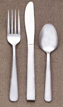 World Tableware Windsor Medium Weight Fluted Blade Dinner Knife, 8 3/8 inch -- 12 per case.