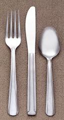 World Tableware Dominion Medium Weight Salad Fork, 6 1/8 inch -- 36 per case.