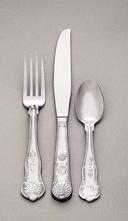 World Tableware 18/0 Collection Kings Stainless Steel Butter Knife -- 36 per case.