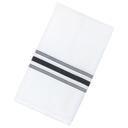 CTC Black Stripe Bistro Napkins, 12 count - 25 per case