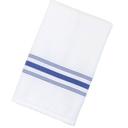 CTC Royal Blue Stripe Bistro Napkins, 12 count - 25 per case