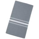 CTC Dark Grey Blue Stripe Bistro Napkins, 12 count - 25 per case