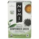 Numi Organic Gunpowder Green Tea - 18 bags per pack -- 6 packs per case.