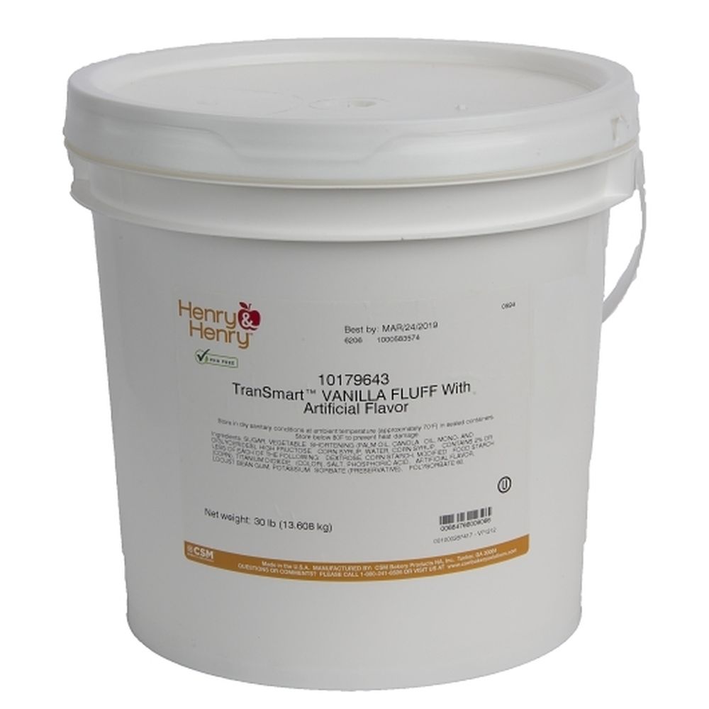 Henry and Henry Transmart Vanilla Fluff Icing, 30 Pound
