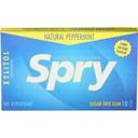 Spry Peppermint Chewing Gum - 10 per pack -- 20 packs per case.