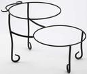 American Metalcraft Ironworks 2-Tier Stand, 12 x 19 inch