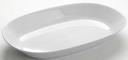 American Metalcraft Melamine White Oblong Bowl, 21 inch Length