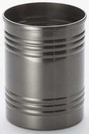 American Metalcraft Stainless Steel Black Three Ring Fry Can, 12 Ounce