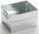 American Metalcraft Galvanized Condiment Caddy, 7 inch Length