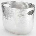 American Metalcraft Silver Hammered Aluminum Beverage Tub, 7 3/4 Quart