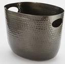 American Metalcraft Black Hammered Aluminum Beverage Tub, 7 3/4 Quart