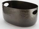 American Metalcraft Black Hammered Aluminum Beverage Tub, 10 Quart
