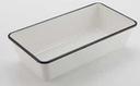 American Metalcraft Melamine Black Rimmed/White Serving Bowl, 82 Ounce