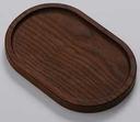 American Metalcraft Rimmed Oval Ash Wood Serving Board, 9 inch Length