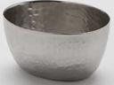 American Metalcraft Hammered Stainless Steel Oval Sauce Cup, 2 Ounce