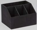American Metalcraft Black Poplar Wood Caddy, 7 1/2 inch Length
