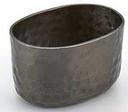 American Metalcraft Black Hammered Aluminum Sugar Packet Holder, 6 Ounce