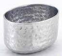 American Metalcraft Silver Hammered Aluminum Sugar Packet Holder, 6 Ounce