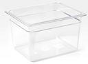 American Metalcraft Clear Polycarbonate Half Size Insert, 12 Quart