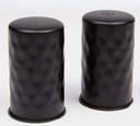 American Metalcraft Black Hammered Salt and Pepper Shaker Set, 2 Ounce -- 1 set