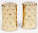 American Metalcraft Gold Hammered Salt and Pepper Shaker Set, 2 Ounce -- 1 set