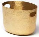 American Metalcraft Gold Hammered Aluminum Beverage Tub, 250 Ounce