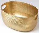American Metalcraft Gold Hammered Aluminum Beverage Tub, 320 Ounce