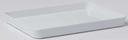 American Metalcraft The Del Mar Collection White ABS Plastic Rectangular Lid for Serving Bowl, 11-3/8 inch Length x 8-3/8 inch Width x 1-1/8 inch Height