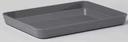 American Metalcraft The Del Mar Collection Gray ABS Plastic Rectangular Lid for Serving Bowl, 11-3/8 inch Length x 8-3/8 inch Width x 1-1/8 inch Height