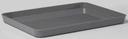 American Metalcraft The Del Mar Collection Gray ABS Plastic Rectangular Lid for Serving Bowl, 14-1/4 inch Length x 10-1/2 inch Width x 1-1/8 inch Height