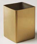 American Metalcraft Stainless Steel Satin Finish Gold Square Sugar Packet Holder, 2 inch Square X 2-3/4 inch Height