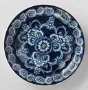 American Metalcraft Isabella Collection Melamine Blue and White Coupe Bowl, 5 inch Dia x 1 inch Height
