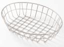 American Metalcraft Stainless Steel Oval Wire Grid Basket, 11 inch Length x 8 inch Width x 2-1/2 inch Height