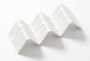 American Metalcraft White Faux Slate Melamine Taco Holder 2 or 3 Compartment Taco Holder, 8 x 3 x 2 inch