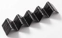 American Metalcraft Black Faux Slate Melamine Taco Holder 4 or 5 Compartment Taco Holder, 13 1/4 x 3 x 2 inch