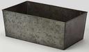 American Metalcraft Full Size Rectangular Onyx Galvanized Beverage Tub, 20-1/2 inch Length x 12 inch Width x 8 inch Height