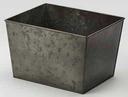 American Metalcraft Half Size Rectangular Onyx Galvanized Beverage Tub, 12-1/2 inch Length x 9-7/8 inch Width x 7-7/8 inch Height