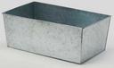 American Metalcraft Full Size Rectangular Silver Galvanized Beverage Tub, 20-1/2 inch Length x 12 inch Width x 8 inch Height
