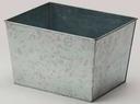 American Metalcraft Half Size Rectangular Silver Galvanized Beverage Tub, 12-1/2 inch Length x 9-7/8 inch Width x 7-7/8 inch Height