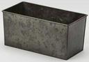 American Metalcraft Third Size Rectangular Silver Galvanized Beverage Tub, 12-1/4 inch Length x 6 inch Width x 5-3/4 inch Height