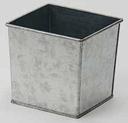 American Metalcraft Six Size Rectangular Silver Galvanized Beverage Tub, 6 inch Length x 6-1/4 inch Width x 5-3/4 inch Height