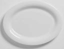 American Metalcraft Jane Collection White Melamine Oval Serving Platter, 12 inch Length x 9 inch Width x 7/8 inch Height